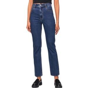 Abercrombie & Fitch The Ankle Straight Ultra High Rise Jeans Medium Wash 26 / 2